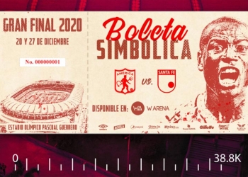 ¿Cómo es y de qué se trata la boleta simbólica de América de Cali para la final con Santa Fe?