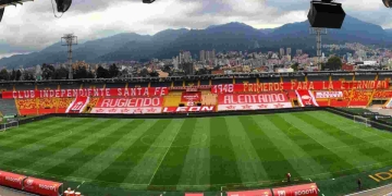 ¡Fiesta en el El Campín! Todo listo para la final Santa Fe vs. América