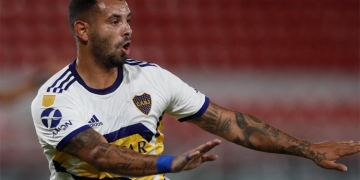 Sebastián Villa y Edwin Cardona se juntaron para un golazo de Boca Juniors