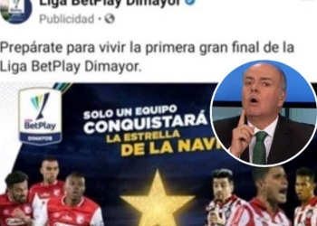 Iván Mejía sobre el cartel que anuncia la final entre Santa Fe y Junior: “¿Serán torpes o malintencionados?”