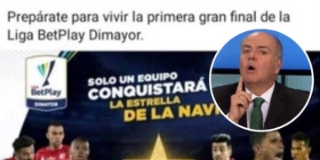 Iván Mejía sobre el cartel que anuncia la final entre Santa Fe y Junior: “¿Serán torpes o malintencionados?”