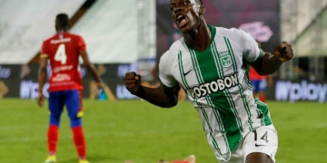 Atlético Nacional los pretendientes en el exterior de Baldomero Perlaza
