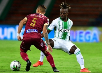 Déinner Quiñones, Atlético Nacional, Copa BetPlay 2020, Deportes Tolima