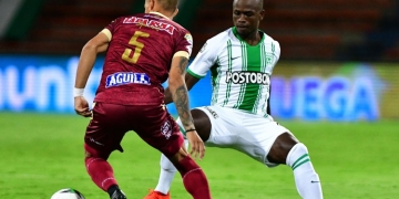 Déinner Quiñones, Atlético Nacional, Copa BetPlay 2020, Deportes Tolima