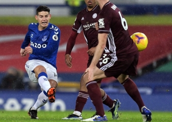 James Rodríguez, Yerry Mina, Everton FC, Leicester City FC, Newcastle United FC, Premier League 2020-21