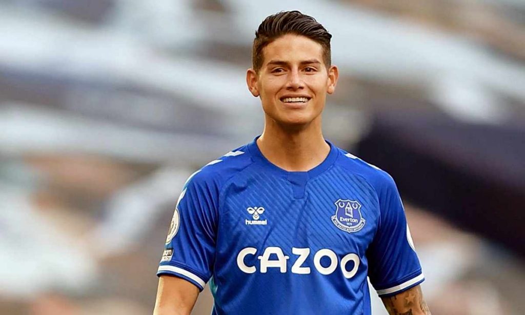 James Rodríguez en Everton produce millonadas con o sin jugar