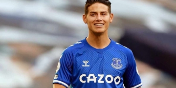 James Rodríguez en Everton produce millonadas con o sin jugar