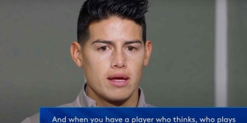 James Rodríguez, la Champions League y el Everton