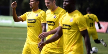 James Sánchez, Agustín Vuletich, Yulián Gómez, Deportivo Independiente Medellín, DIM, Liga BetPlay 2021-I, Atlético Bucaramanga