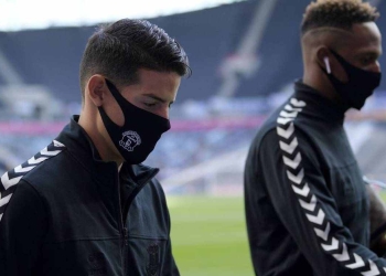 James y Mina, fuera del 'top 5' de jugadores más influyentes para Ancelotti en Everton