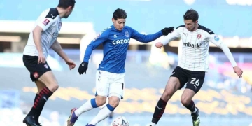 ¿Qué le pasó a James Rodríguez durante Everton vs. Rotherham?