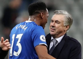 Yerry Mina sobre Carlo Ancelotti: “El profe es top”