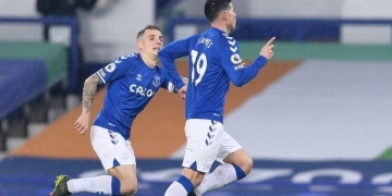 James y Mina, de nuevo titulares con Everton ante Newcastle por Premier League