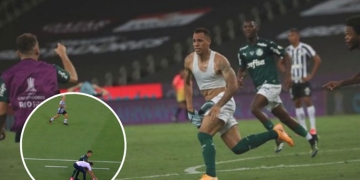 Expulsión del DT de Santos y gol de Palmeiras en un minuto. ¡Así se definió la Libertadores!