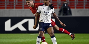 Alfredo Morelos no marcó, pero dio dos asistencias en Europa League