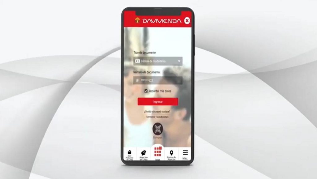 App Davivienda Móvil, de ayuda para consultar Ingreso Solidario