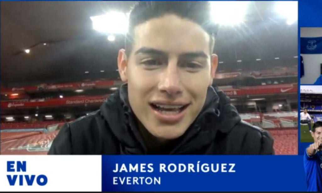 El mensaje de James Rodríguez luego de vencer al Liverpool