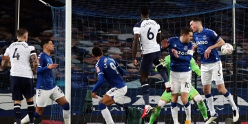 Everton FC, Tottenham Hotspur, FA Cup 2020-21, Dávinson Sánchez, Yerry Mina, James Rodríguez