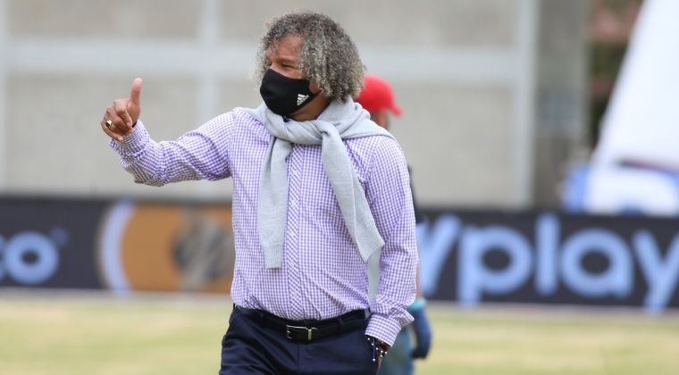 Alberto Gamero salió "contento" con el empate de Millonarios ante DIM