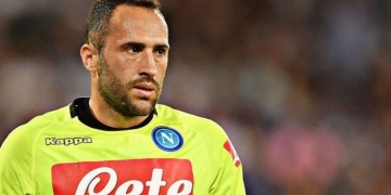 Parte médico oficial de la lesión de David Ospina con Napoli