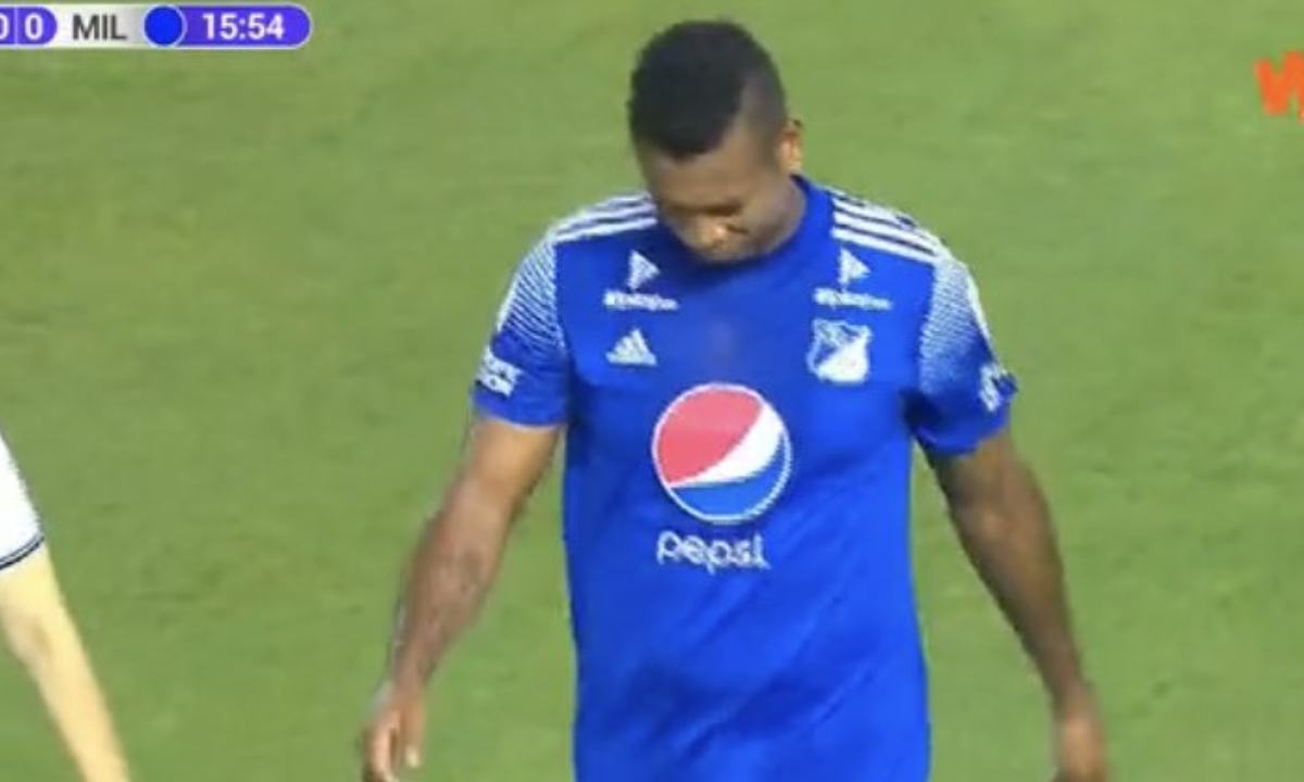 Fredy Guarín y su lesión a los 16 minutos en Barranquilla