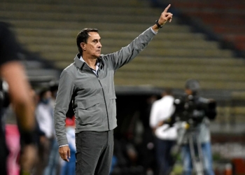 ¡Ni perdiendo! Guimarães insiste con la línea de 3 en Atlético Nacional