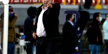 Harold Rivera y su inconformidad con el resultado de Santa Fe ante Deportivo Cali