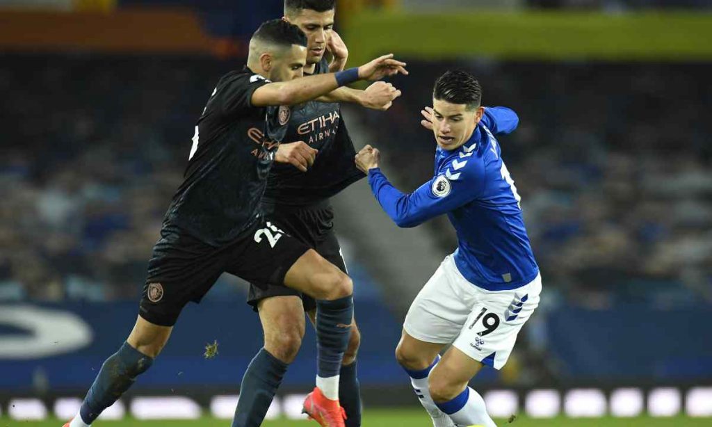 James Rodríguez así jugó el colombiano vs. el Mánchester City