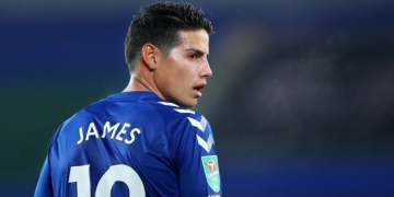 La versión que complica a James Rodríguez en Everton