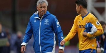 Ancelotti confesó por qué no jugó James contra el Leeds