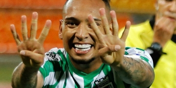 Jarlan Barrera, Once Caldas, Atlético Nacional, Liga BetPlay 2021-I, en vivo