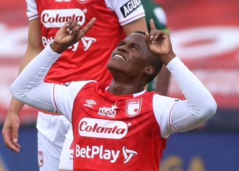 Jhon Arias 1 gol con América, golazo en su tercer juego con Santa Fe