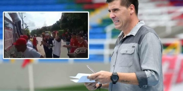 La barra del América de Cali fue hasta la sede del equipo a pedir resultados