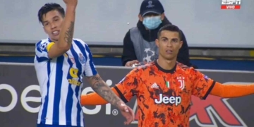 Matheus Uribe, elogiado por un detalle clave sobre Cristiano Ronaldo