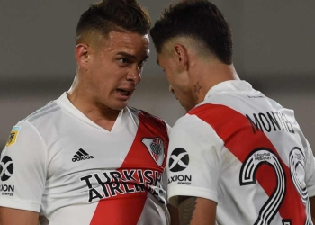 Otro gol de Santos Borré y debut de Agustín Palavecino en River