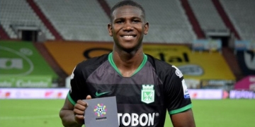 El increíble dato de Yerson Mosquera con Atlético Nacional en Liga BetPlay 2021-I