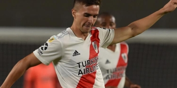 Lo aprendió en Deportivo Cali y Agustín Palavecino ya lo aplica en River Plate