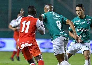 ¿A quién expulsaron en Deportivo Cali al final del juego con Santa Fe?