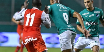 ¿A quién expulsaron en Deportivo Cali al final del juego con Santa Fe?