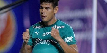 Jorge Arias, el defensor con gol de Deportivo Cali