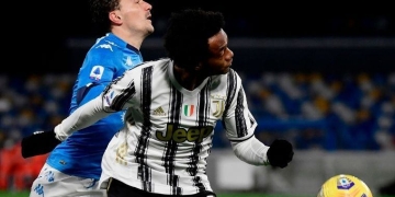 ¡Cuadrado prende las alarmas! No salió al campo en el segundo tiempo del Napoli vs. Juventus