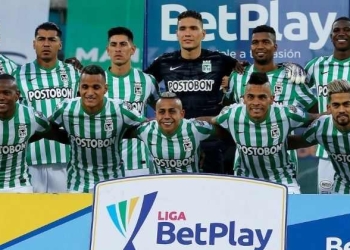 Formación titular de Atlético Nacional ante Boyacá Chicó en la Liga BetPlay 2021-I