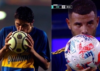 ¡A lo Riquelme! Golazo de Cardona en el empate de Boca Juniors ante Gimnasia