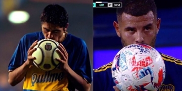 ¡A lo Riquelme! Golazo de Cardona en el empate de Boca Juniors ante Gimnasia