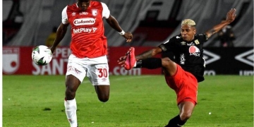 ¡Duelo de rojos en el Pascual! Formación titular de América de Cali y Santa Fe por Liga BetPlay