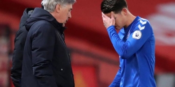 ¿Estará James Rodríguez con Everton ante Manchester City? Ancelotti respondió