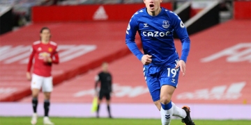 Goles y asistencias de James Rodríguez en el Everton