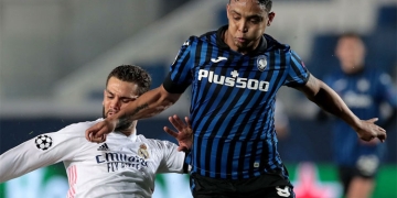 El partido de Luis Muriel y Duván Zapata con Atalanta ante Real Madrid