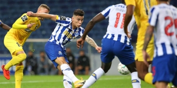 Matheus Uribe pasó del duelo con Cristiano Ronaldo a otro gol con el Porto