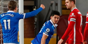 Primer gol de Steven Alzate en Premier League: ¡Al Liverpool de Klopp!